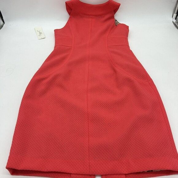 Maggie L A- Line Dress Size 2 Red Exposed Zipper NWT - Picture 6 of 6
